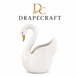 White Swan Vase